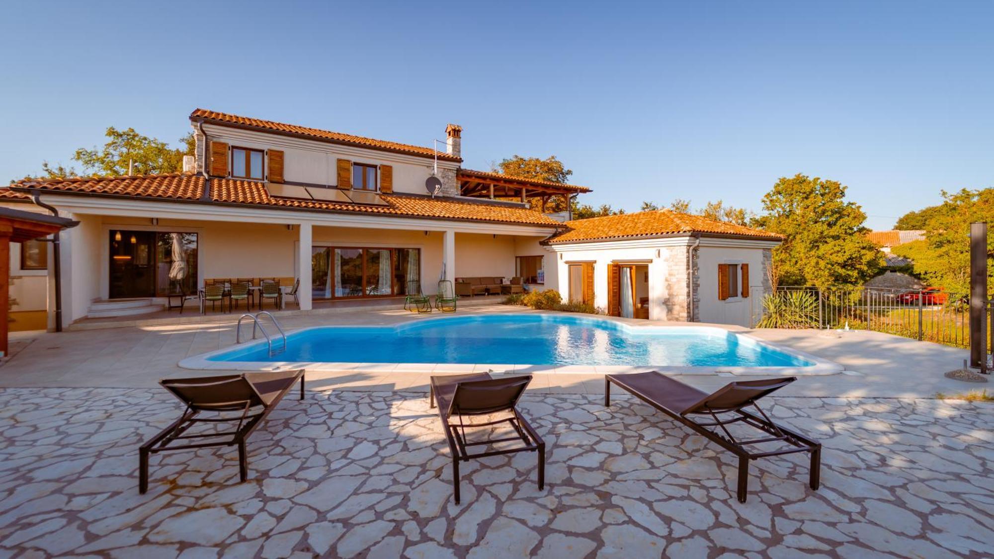 Villa Arton Heated Swimming-Pool Žminj Exterior foto