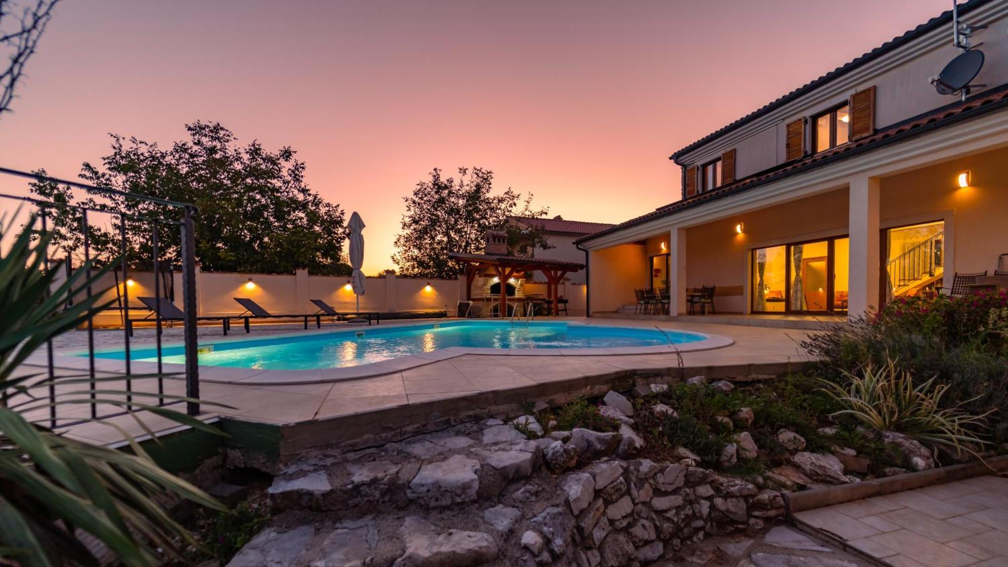 Villa Arton Heated Swimming-Pool Žminj Exterior foto