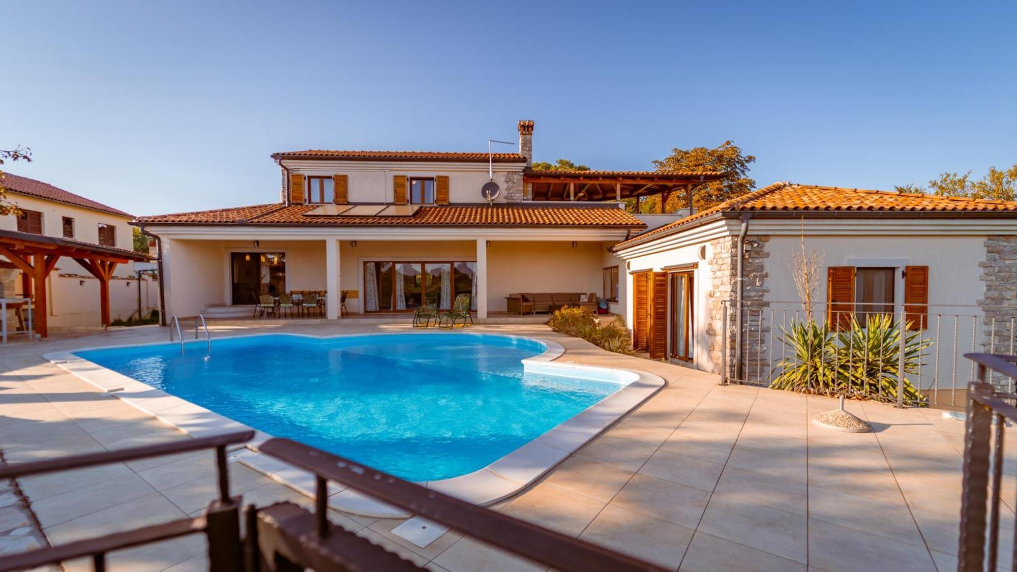 Villa Arton Heated Swimming-Pool Žminj Exterior foto